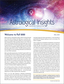 Astrological Insights - Fall 2021