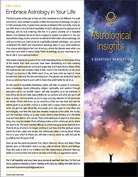 Astrological Insights - Fall 2022 Special Edition
