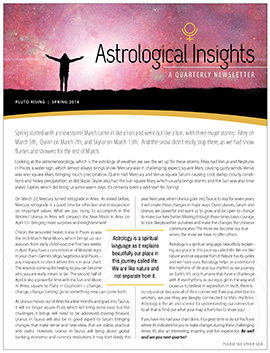 Astrological Insights - Spring 2018