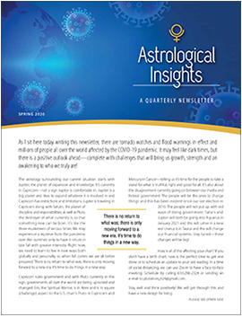 Astrological Insights - Spring 2020