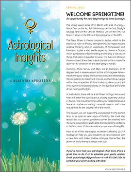 Astrological Insights - Spring 2022