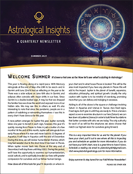 Astrological Insights - Summer 2021