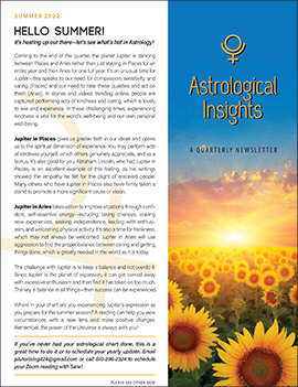 Astrological Insights - Summer 2022